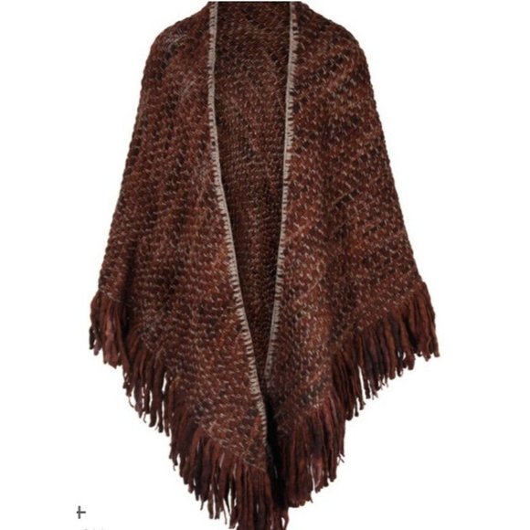 Peruvian Connection CÓRDOBA WRAP 100% Wool Hand Woven - Picture 3 of 5